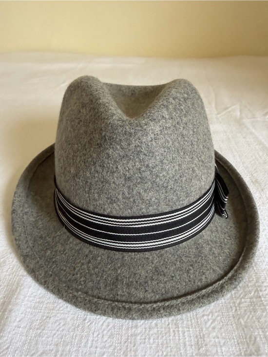 Goorin Bros. Other - Goorin Monique Heritage Style 100% Wool Fedora with Striped Band